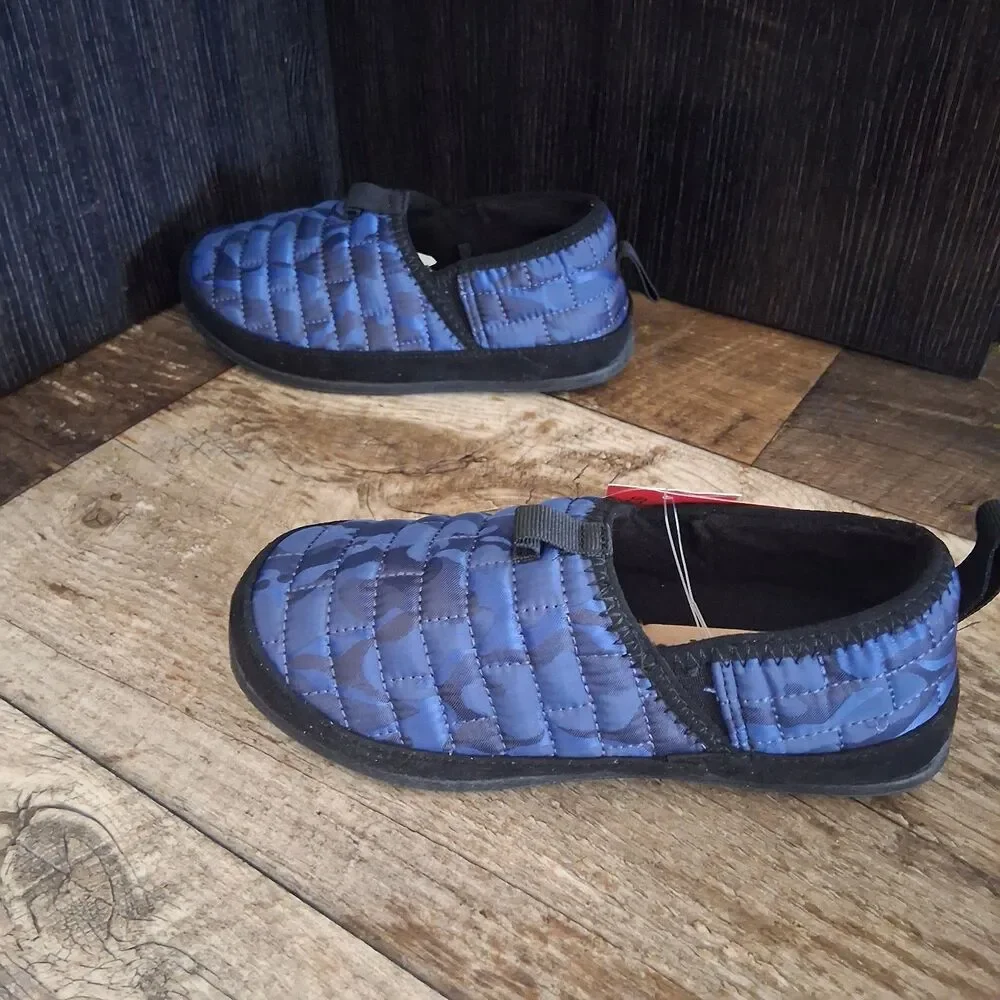 Deer Stags Little Kids Lil Yuma Quilted Slip-On House Shoe 13M Blue/Camo